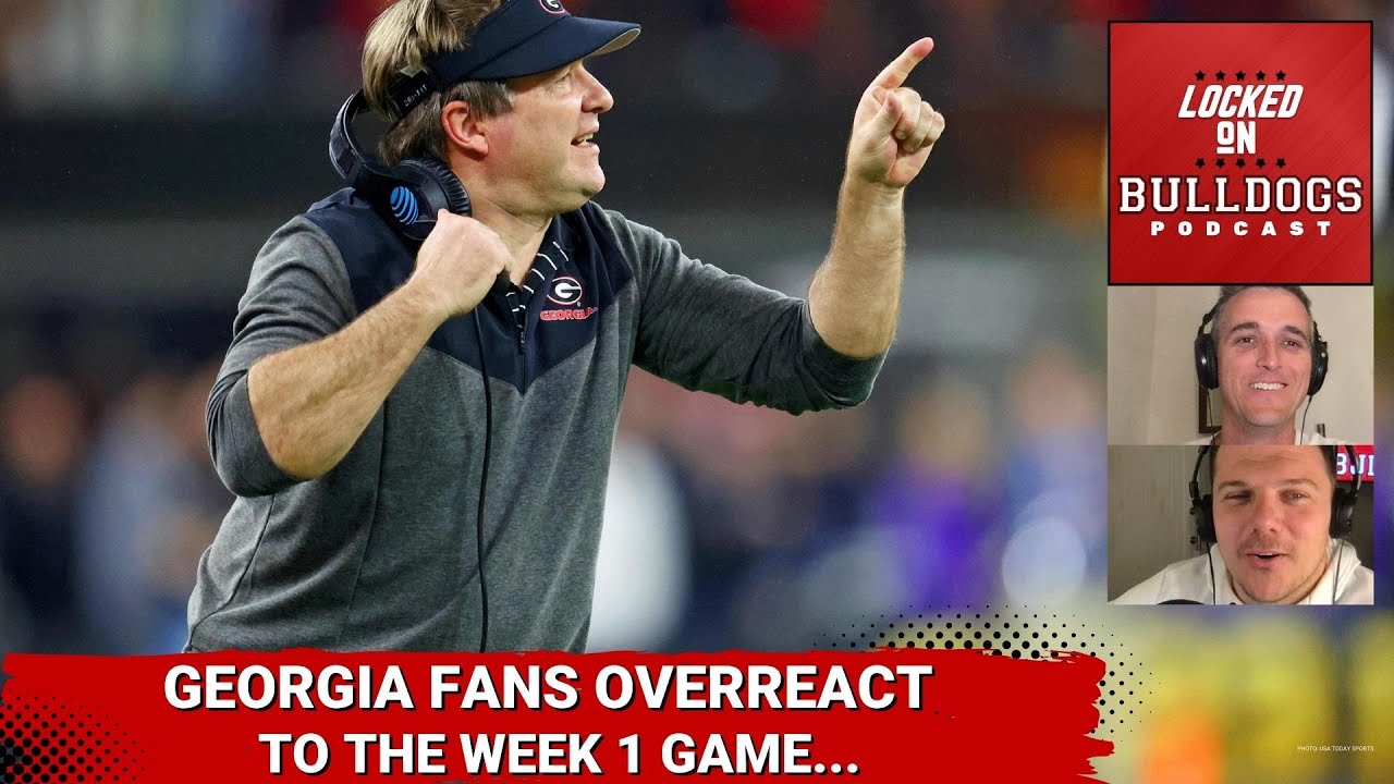 Georgia fans overreact after watching UGA vs UT Martin - YouTube