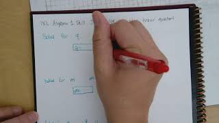 IXL HW Help - Algebra 1 skill J.3: Solve One-Step Linear Equations