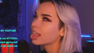 She did the face... and lip bite