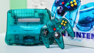 Unboxing a Clear Blue Japanese Nintendo 64