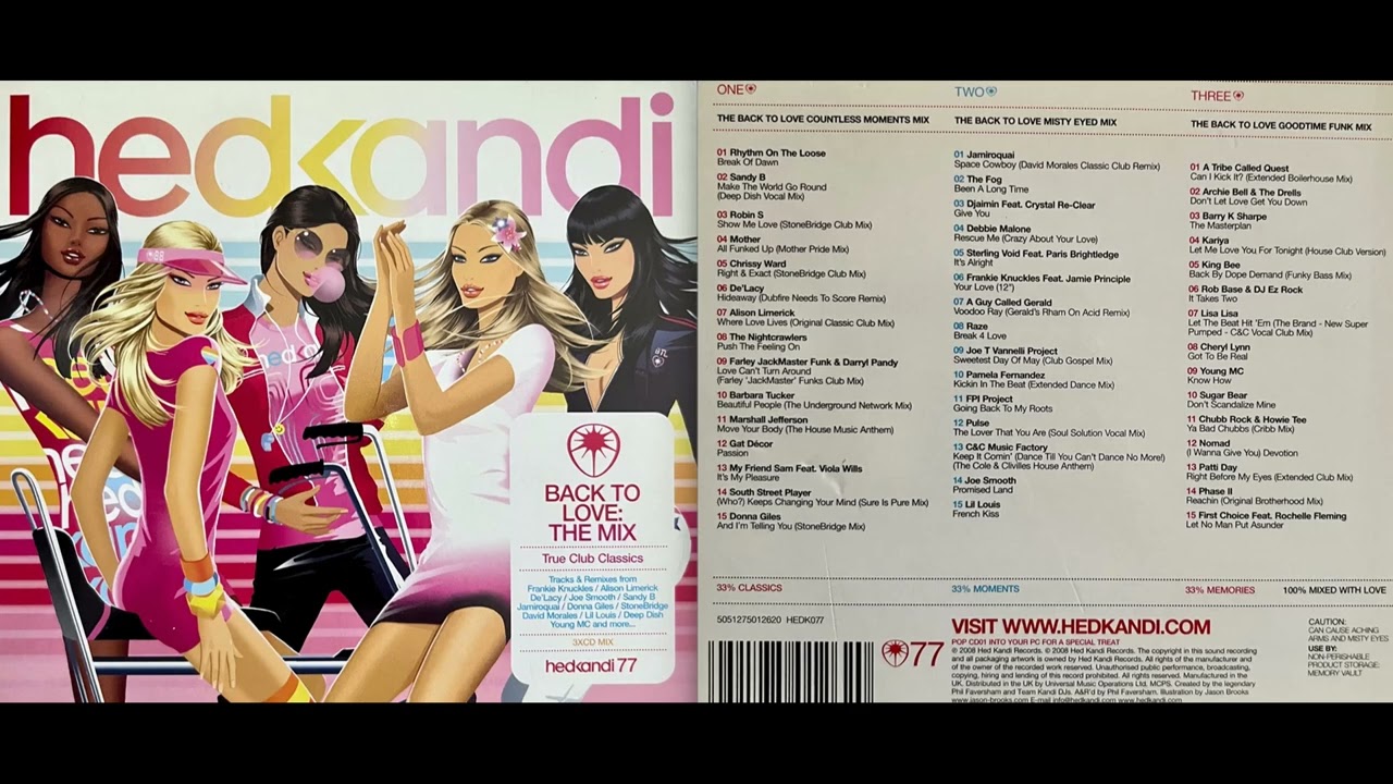 Hed Kandi - Back to Love, the Mix (Disc 1) (Classic House Mix