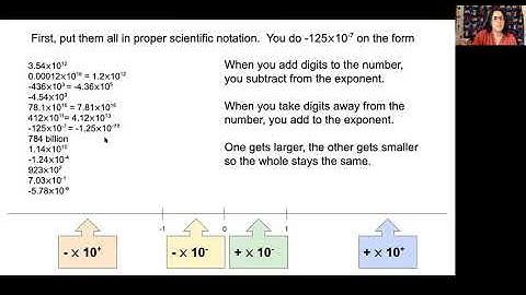 18 Scientific Notation Sort