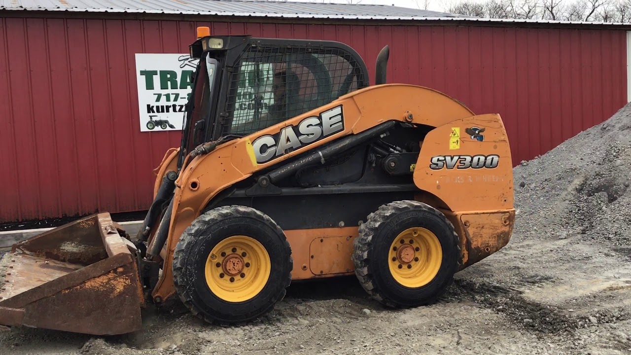 CASE SV300 SKID STEER YouTube