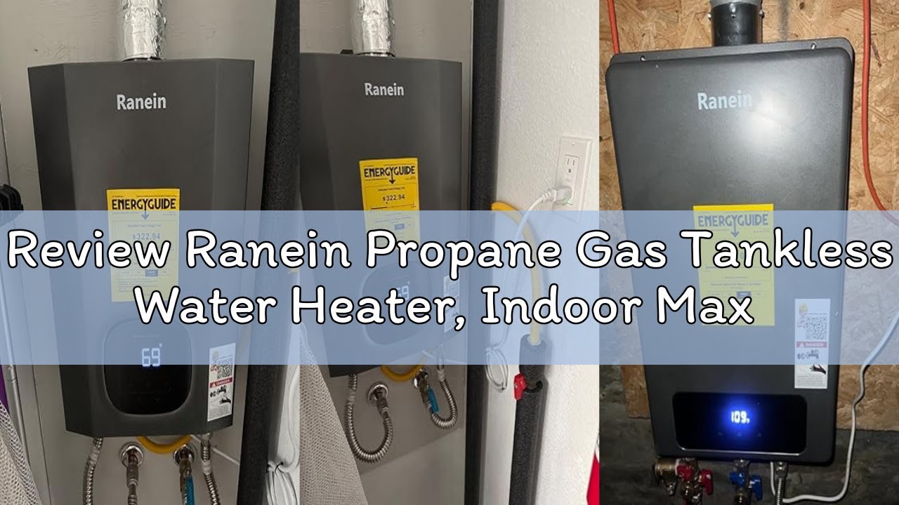 Review Ranein Propane Gas Tankless Water Heater, Indoor Max 3.6 GPM, 80,000 BTU Instant Hot Water He
