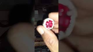 Cara mudah membedakan Permata Ruby natural / asli dengan Ruby sintetis/ palsu.