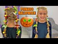 PEINADO A GISELE TRENZAS DE HALLOWEEN SaneuB