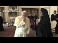 Pope Francis meets with Patriarch John X of Antioch, brother of kidnapped bishop