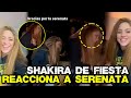 Shakira en shock por serenata sorpresa! Shakira contenta y bailando AGRADECE a sus fans por serenata