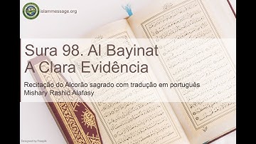 سورة 98. البينة (ترجمة باللغة البرتغالية) | مشاري بن راشد العفاسي