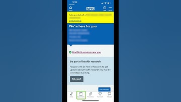 How to switch profiles in the NHS App