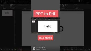 Convert PPT to Pdf in 3 Steps 🔥 screenshot 2