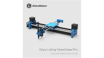 EleksMaker EleksDraw Pro Metal 2 Axis XY Plotter Pen Drawing Robot Drawing Machine
