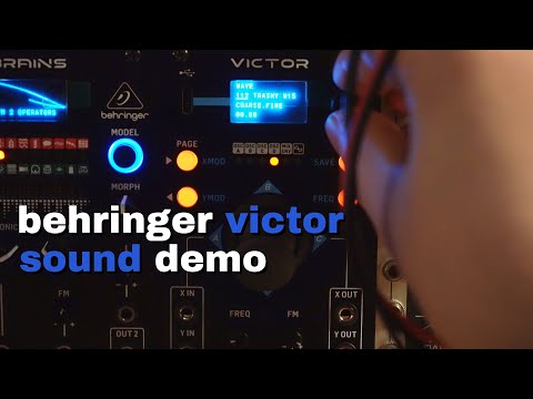 Victor Sound Demo (Behringer Eurorack Module)