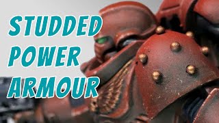 How To Create Studded Power Armour