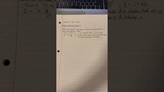 Physics 262 Chapter 22 Video Tutorial