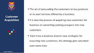 Customer Relationship Management Unit 2 Session 5