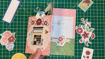 TUTORIAL | ONE PAGE WONDER | JOURNAL IDEAS | ACCORDION FOLIO | ROSIE