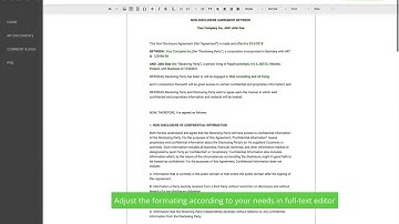 How to create an NDA easily online with Doctual