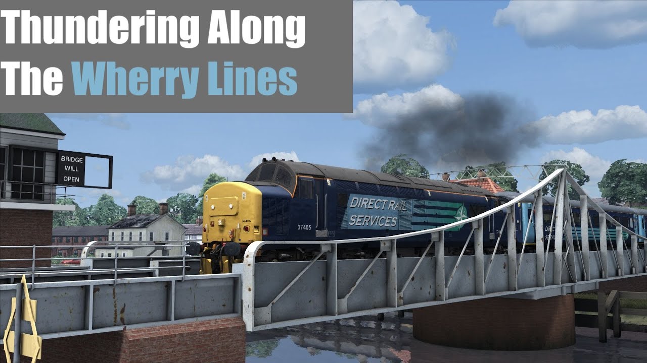 Thundering The Wherry Lines | AP Class 37 DRS - YouTube
