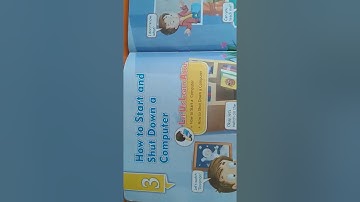 Class-1 Computer chapter-3 "How to start and shut down a Computer"