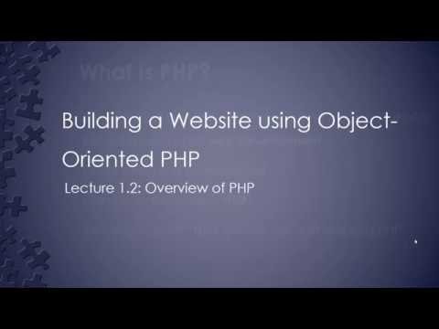 Building a Website using Object Oriented PHP 03