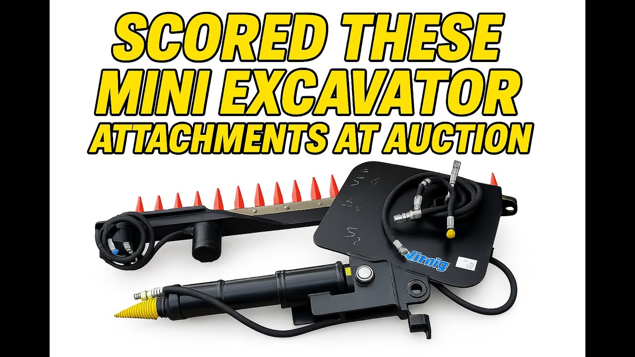 Китайское навесное оборудование для экскаваторов… ДЁШЁВО?! Сколько я заплатил на этом скрытом аук...
