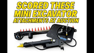Chinese Excavator Attachments… CHEAP?! What I Paid at This Hidden Auction!