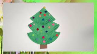 HPL Craft: Paper Plate Christmas Tree