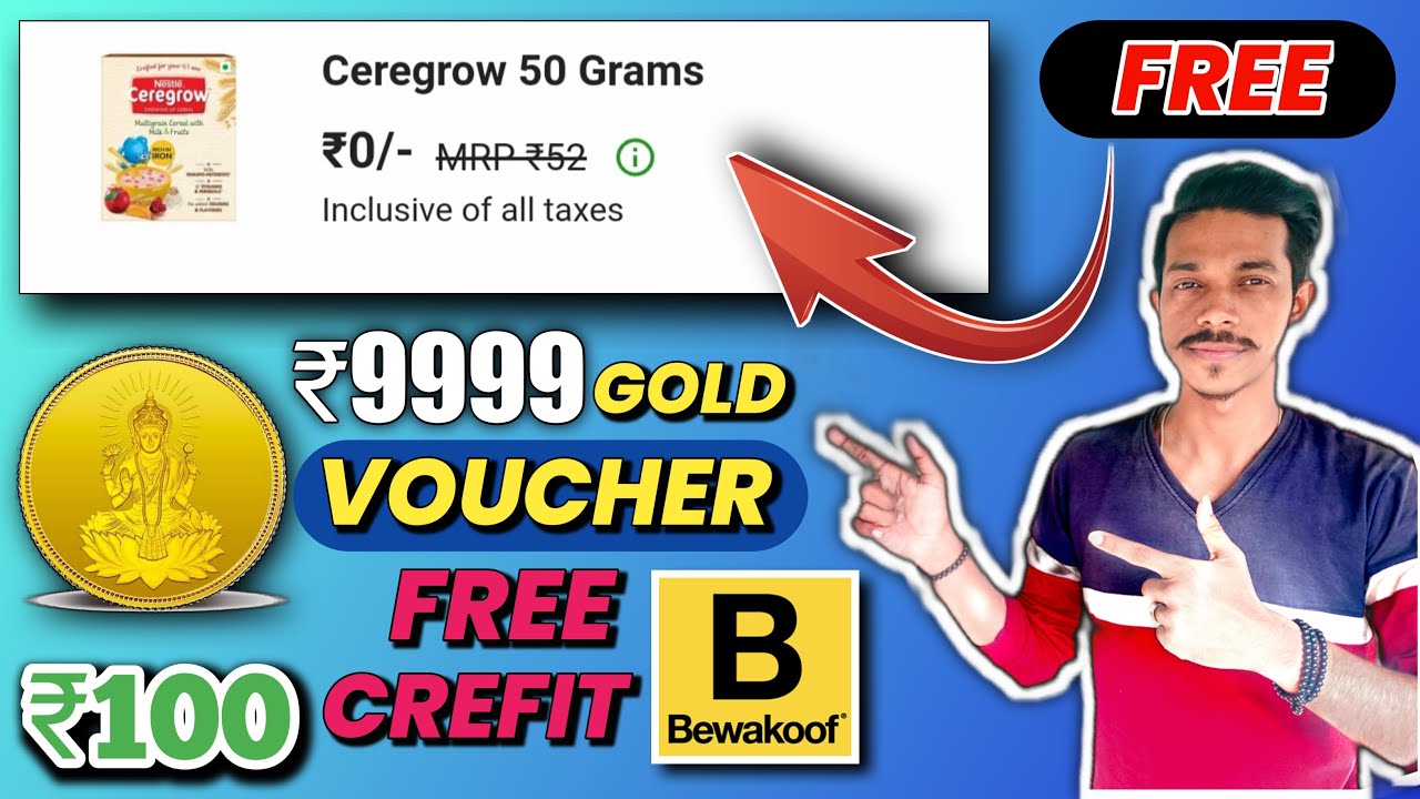 (over❌) free sample products today | bewakoof free credit | maggie ₹9999 gold voucher