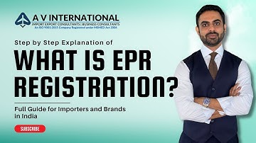 What is EPR Registration?  Full Guide for Importers & Brands in India
