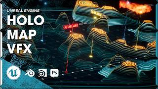 Holographic Map VFX // Unreal Engine 5