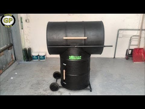 Barbeque with 200 liter bins - Diy - Illustration - YouTube
