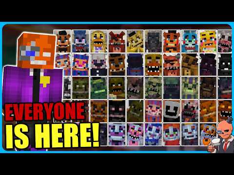I Made Every FNAF Animatronic In Minecraft (No Mods)