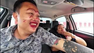 LIPSTIK MUKA NAK TAKUTKAN MUKI SEDANG TIDUR // PRANK GAGAL LIPSTIK SUSAH NAK HILANG // 