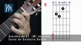 Video thumbnail of "Acordes para Guitarra: E7 - Mi Séptima"