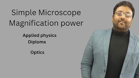 Simple MicroscopeII polytechnicII diploma II Applied physics 2 IIoptics.