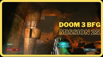 Doom 3 BFG Edition Mission 25 Caverns 2 No Commentary Walkthrough Video