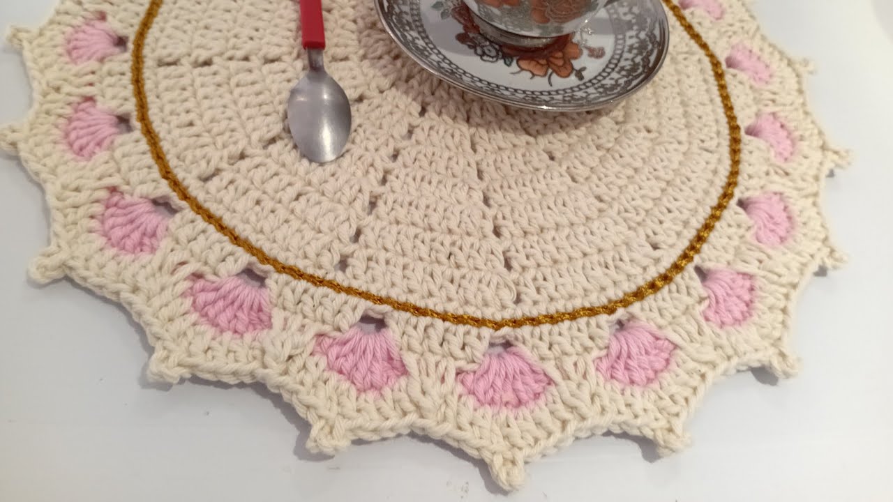 Схема американского вязания крючком, новый дизайн, часть 1.