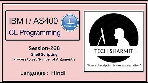 Process to get number of arguments  using shell Script in ibmi training  | shell scripting in ibmi |