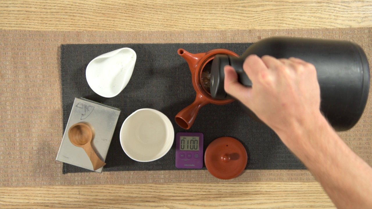 Comins Fine Tea Tutorial Preparing Japanese Green Tea using a Kyusu