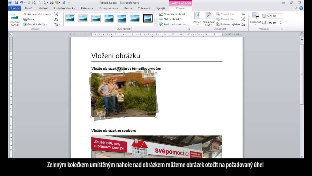Obrazec Word MS Word - Obrázky - YouTube