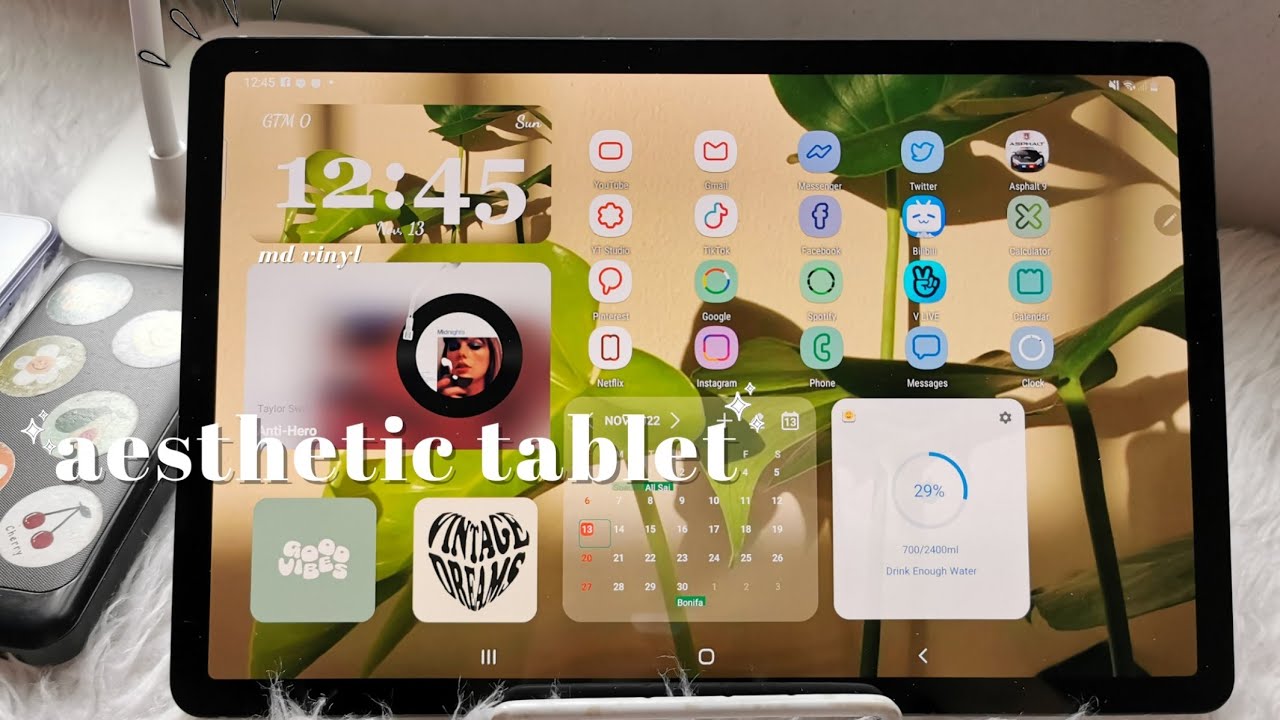How To Make Your Tablet Aesthetic Samsung Tab S6 YouTube How To Make Your Tablet Aesthetic Samsung Tab S6 YouTube
