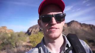 Hiking in the Superstition Mountains - Battleship Mountain and La Barge Canyon