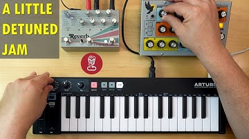 A little detuned jam - Moog Sirin, Empress Reverb, Keystep