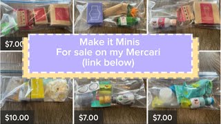 Make it Minis available for sale on my Mercari | Link in description