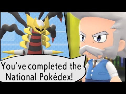 Sinnoh Pokédex and National Pokédex in Pokémon Brilliant Diamond