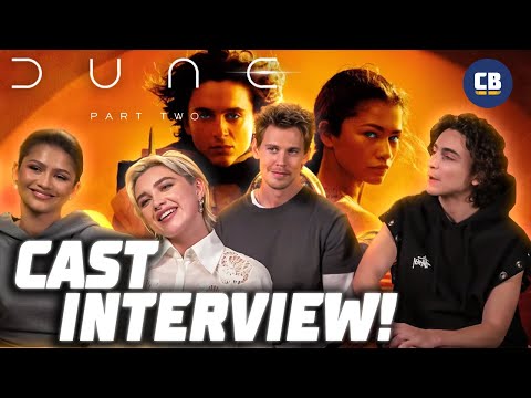 The Spice Flows In Our Dune 2 Cast Interview! Timothée Chalamet, Austin Butler, Zendaya, & More!