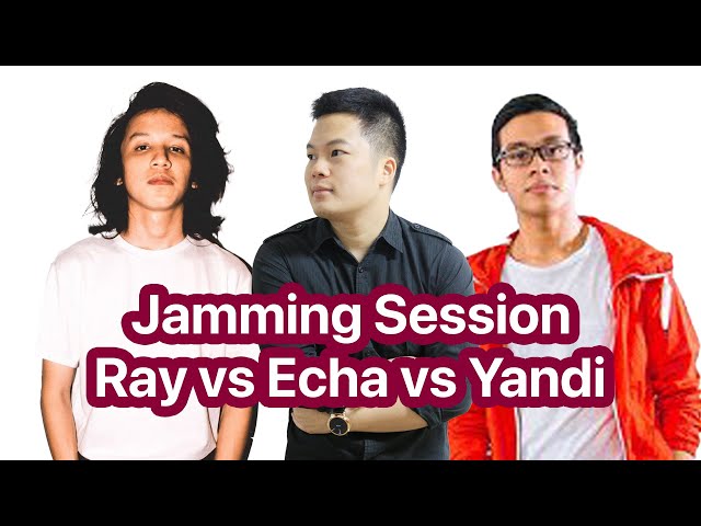 Ray Prasetya vs Echa Soemantri vs Yandi Andaputra - Jamming Session Nguber Drummer Vol.5 class=