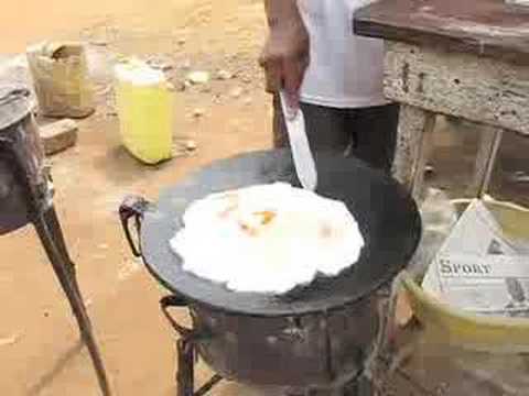 Applab's David Edelstein eats a Ugandan Rolex