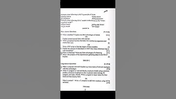 Class-12 Model question of Computer science#grade12#computer#imppaper#shorts